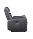 Blane - Top Grain Leather Match Power Motion Recliner - Brown