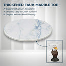 Eagle Head Accent Table Animal Statue End Table