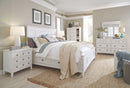 Heron Cove - Landscape Mirror - Chalk White