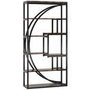 5 Tier Etagere Bookshelf With 8 Open Shelves Organizer For Living Room by HouseOfZazla