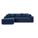 105'' Modular Sectional Sofa with Deep Seat and Chaise by HouseOfZazla