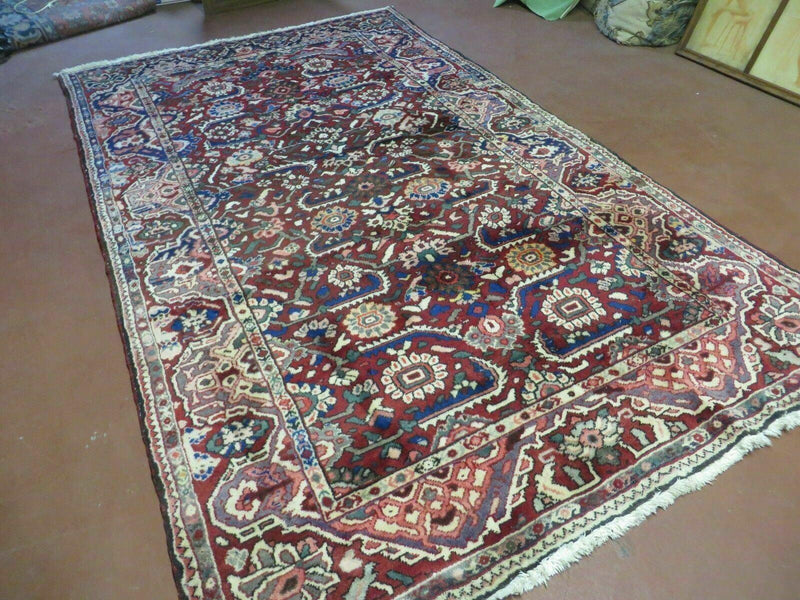 5' X 9' Antique Handmade Turkish Wool Veg Dyes Rug Nice