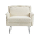 Accent Chair, Living Room Chair / leisure single sofa with acrylic feet