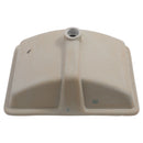 Modern Ceramic Undermount Bathroom Sink With Overflow, High Quality by HouseOfZazla