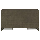 Glenmoor - 3 Drawer Server With 2 Cabinets - Dark Gray