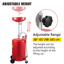 Waste Oil Drain Tank 20 Gallon Portable Oil Drain Air Operated Drainer by HouseOfZazla