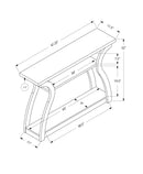 Accent Console Table For Entryway, Unique Curved Design by HouseOfZazla
