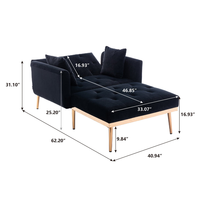 Accent chaise lounge chair for Home or Office