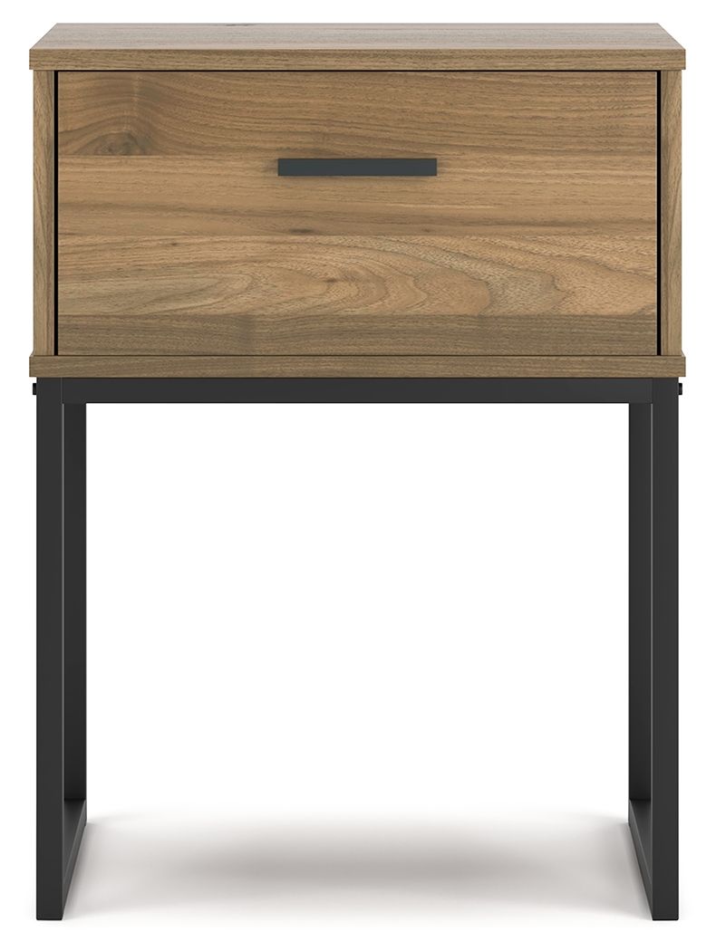 Deanlow - One Drawer Night Stand - Honey, photo 6 of 7