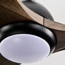52" Solid Wood Blades Ceiling Fan with Light and Remote Control by HouseOfZazla