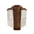 Brancaster - Grain Leather Chair - Brown by HouseOfZazla