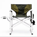 Padded Folding Outdoor Chair With Side Table And Storage Pockets, Lightweight Oversized Directors Chair For Indoor, Outdoor Camping, Picnics And Fishing by HouseOfZazla