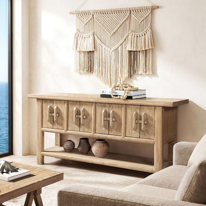 Rowan - Sideboard With Lower Shelf - Natural, photo 12 of 13
