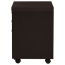 Skylar 3-drawer Home Office Mobile File Cabinet Cappuccino