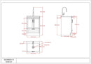 Reed - Deluxe Laundry Cabinet With Pull-Out Faucet And Stainless Steel Sink by HouseOfZazla