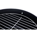 Heavy Duty Round Bbq Grill 17" Steel Charcoal Smoker For Outdoor Cooking - Black by HouseOfZazla