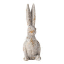 Weathered Cement Rabbit Statue