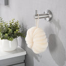 Bathroom Set 4 Pack With Towel Bar Racks, Toilet Paper Holder, Ring, Hook, Stainless Steel - Brushed Nickel by HouseOfZazla