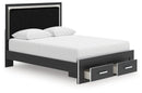 Zuraleus - Upholstered Panel Platform Storage Bed by Unique Piece Furniture