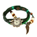 Bohemian Angel Wing Leather Watch