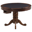 Brenton - Game Table With 8 Cupholders - Brown by HouseOfZazla