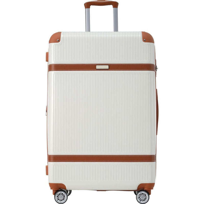 Hardshell Luggage Sets 3 Piece double spinner 8 wheels Suitcase with TSA Lock Lightweight 20"24"28"