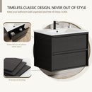 30 Inch Bathroom Vanity Cabinet With Ceramic Sink by HouseOfZazla