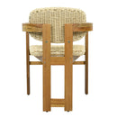 Outdoor Accent Armchairs For Patio (Set of 2) - Natural / Teak