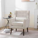 Modern Accent Chair Upholstered Foam Filled Living Room Chairs Comfy Reading Chair Mid-Century Modern Chair With Fabric Lounge Arm Chairs Armchair For Living Room Bedroom by HouseOfZazla