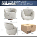 Swivel Barrel Accent Oversized Club Chair by HouseOfZazla