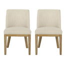 Modern Dining Chair With Durable Fabric Upholstery And Sturdy Wooden Frame (Set of 2) by HouseOfZazla