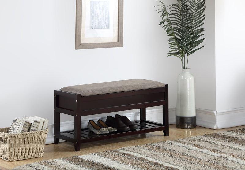 Walker Edison | Entryway Seating Bench with Shoe Storage