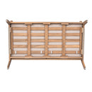 Outdoor 2pc Acacia Wood and Rope Patio Chat Set by HouseOfZazla