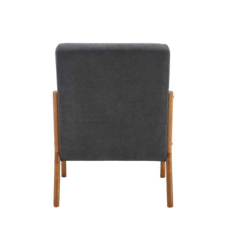 Walker Edison | Modern Accent Chair with One Pillow