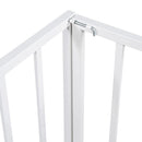 Metal Floor Bed Frame With Fence And Door by HouseOfZazla