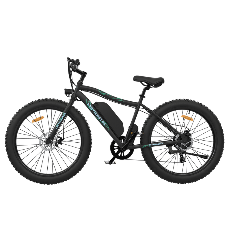26" 500W Electric Bike Fat Tire P7 36V 12.5AH Removable Lithium Battery for Adults S07-P