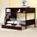 Bunk Bed With Shelfs, Storage Staircase And 2 Drawers by Unique Piece Furniture