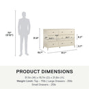 Farnsworth - 6 Drawer Dresser - Ivory by Unique Piece Furniture