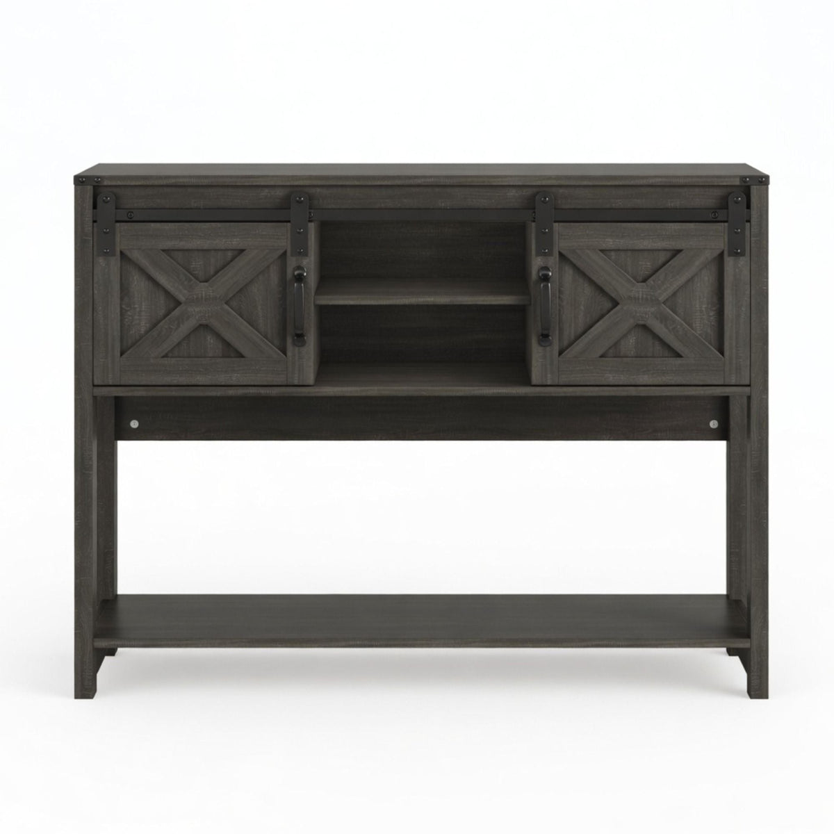 Farmhouse Entryway Table With Sliding Barn Door, photo 4 of 40
