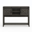 Farmhouse Entryway Table With Sliding Barn Door by HouseOfZazla