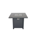 Durable Construction Outdoor Fire Pit Table With Lid - Gray by HouseOfZazla