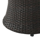 19" Kono Hourglass Table (No Glass Top) End Table by HouseOfZazla