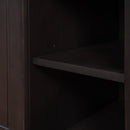 30" Bathroom Vanity Base Only, Solid Wood Frame, Bathroom Storage Cabinet with Doors and Drawers, Brown