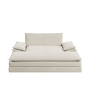 Modern Oversized Double Chaise Lounge Chair