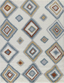 Loft Shag - 5' 3" X 7' Shaggy Area Rug - Ivory - Polypropylene by HouseOfZazla