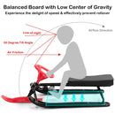 Kids Snow Sand Grass Sled w/ Steering Wheel and Brakes by LJGDeals