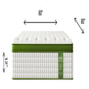 12" Hybrid Mattress With Gel Memory Foam & Pocket Springs by Unique Piece Furniture