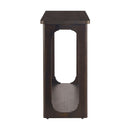 Console Table With Open Arch Cutouts For Living Room Hallway - Espresso by HouseOfZazla