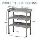 Outdoor Potting Table, 3 Tier Workbench by HouseOfZazla