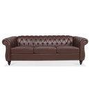 Rolled Arm Chesterfield 3 Seater Sofa by Unique Piece Furniture